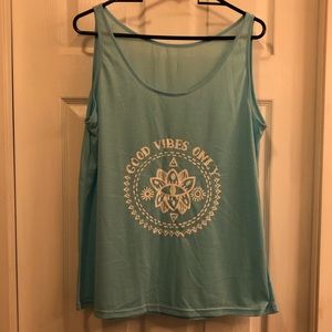 NWOT Good Vibes Only Tank Top